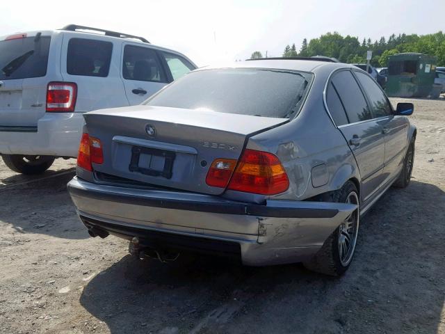 WBAEW53425PN37271 - 2005 BMW 330 XI SILVER photo 4