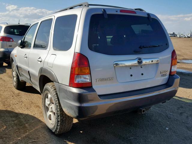 4F2CZ96114KM09755 - 2004 MAZDA TRIBUTE ES 银色 照片 3