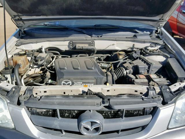 4F2CZ96114KM09755 - 2004 MAZDA TRIBUTE ES 银色 照片 7