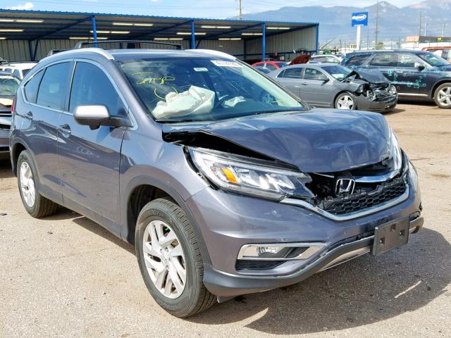 5J6RM4H73GL121922 - 2016 HONDA CR-V EXL CHARCOAL photo 1