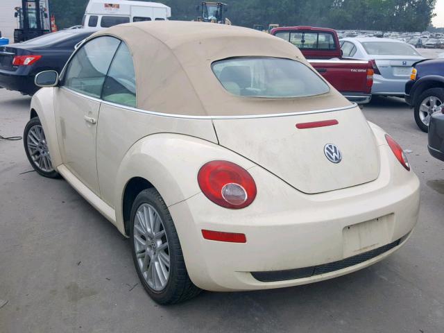 3VWRF31Y56M333499 - 2006 VOLKSWAGEN NEW BEETLE თეთრი ფოტო 3