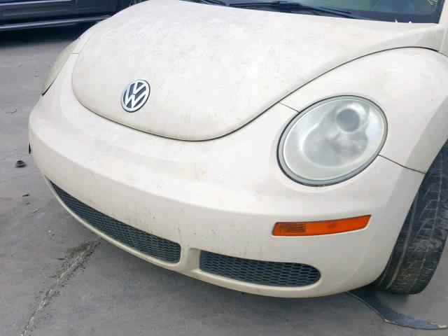3VWRF31Y56M333499 - 2006 VOLKSWAGEN NEW BEETLE თეთრი ფოტო 9
