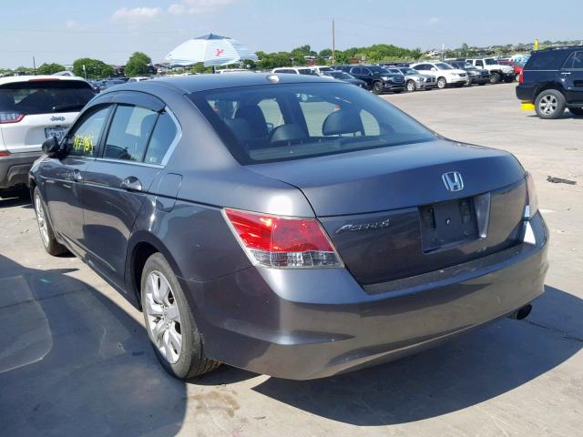 1HGCP26868A151627 - 2008 HONDA ACCORD EXL GRAY photo 3