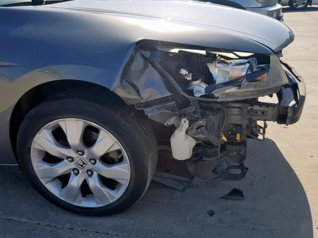 1HGCP26868A151627 - 2008 HONDA ACCORD EXL GRAY photo 9