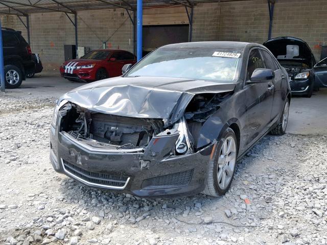 1G6AA5RA5D0178375 - 2013 CADILLAC ATS BLACK photo 2