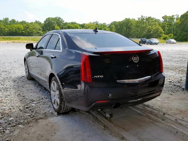 1G6AA5RA5D0178375 - 2013 CADILLAC ATS BLACK photo 3