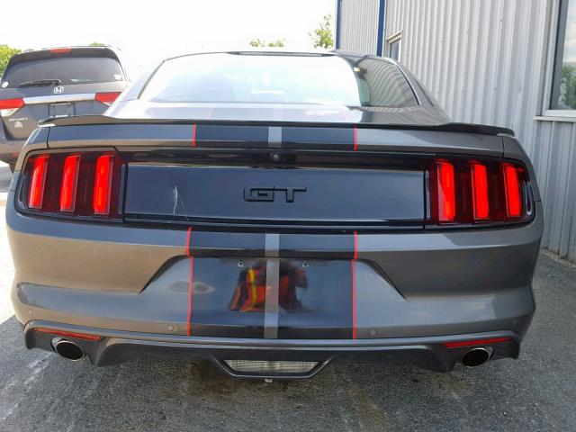 1FA6P8CF4H5246302 - 2017 FORD MUSTANG GT GRAY photo 10