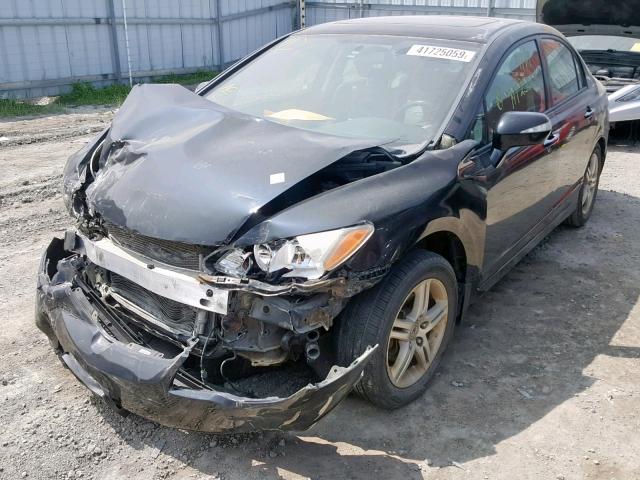 2HHFD55798H202017 - 2008 ACURA CSX TECHNO BLACK photo 2