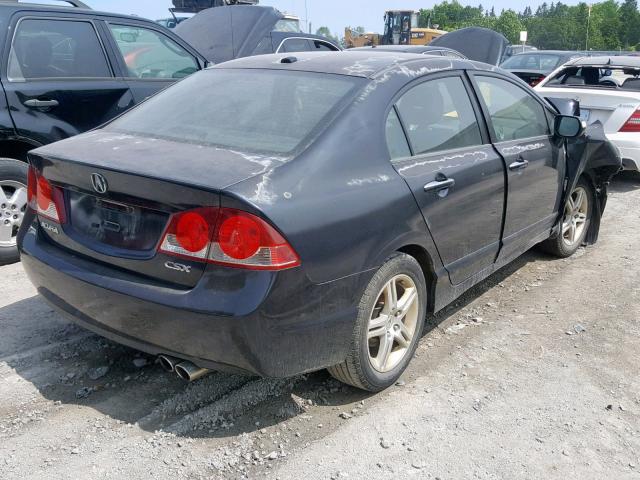 2HHFD55798H202017 - 2008 ACURA CSX TECHNO BLACK photo 4