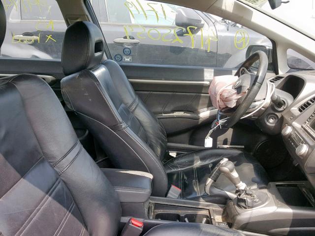 2HHFD55798H202017 - 2008 ACURA CSX TECHNO BLACK photo 5