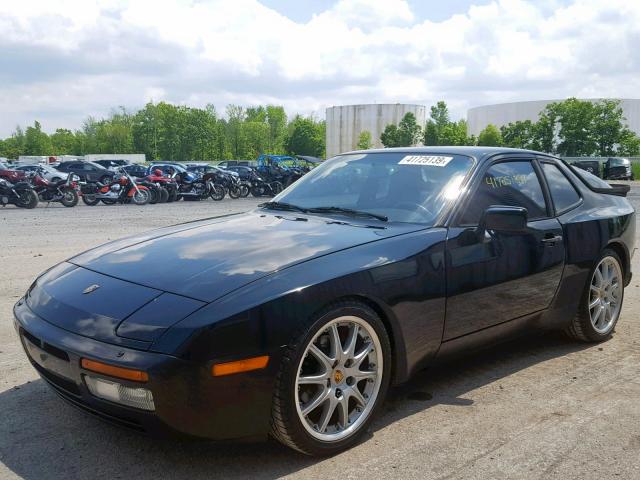 WP0AA2952HN151934 - 1987 PORSCHE 944 BLACK photo 2