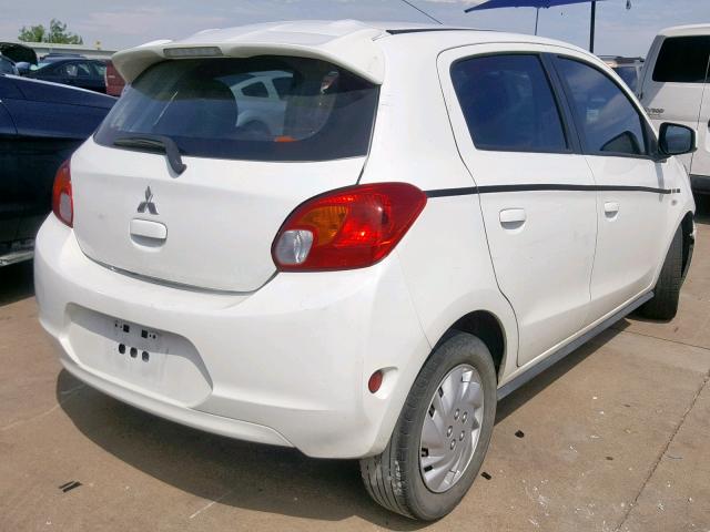 ML32A3HJ9EH024037 - 2014 MITSUBISHI MIRAGE DE WHITE photo 4