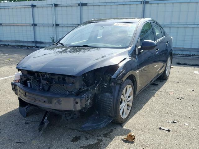 JM1BL1S65A1301222 - 2010 MAZDA 3 S BLACK photo 2