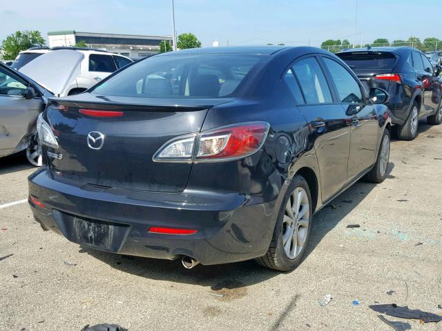 JM1BL1S65A1301222 - 2010 MAZDA 3 S BLACK photo 4