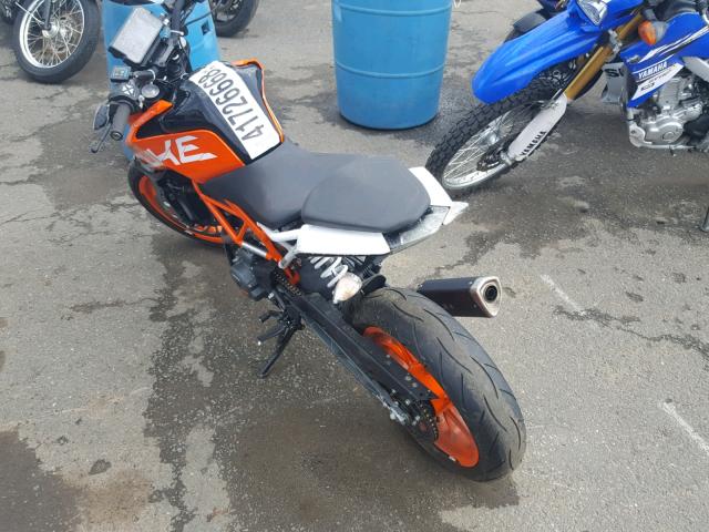 MD2JPJ400HC242226 - 2017 BAJA MOTORCYCLE ORANGE photo 3