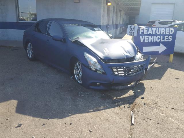 JN1CV6AR2CM973153 - 2012 INFINITI G37 BLUE photo 1