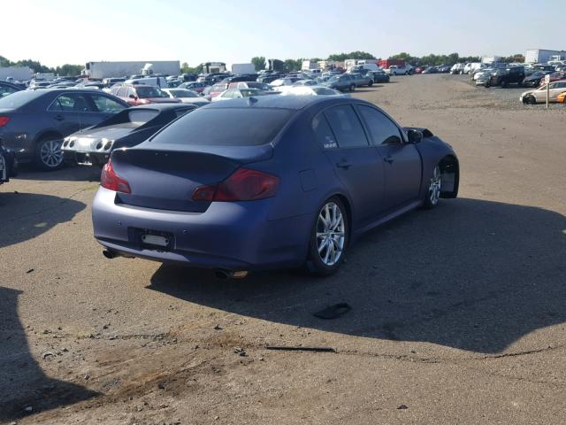 JN1CV6AR2CM973153 - 2012 INFINITI G37 BLUE photo 4