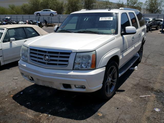 3GYFK66N93G235551 - 2003 CADILLAC ESCALADE E WHITE photo 2