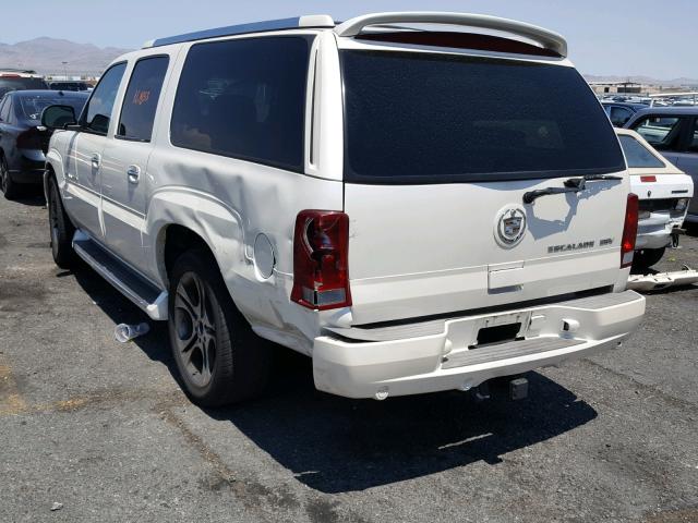 3GYFK66N93G235551 - 2003 CADILLAC ESCALADE E WHITE photo 3