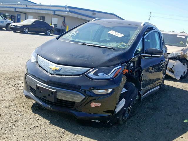 1G1FX6S08H4151106 - 2017 CHEVROLET BOLT EV PR BLACK photo 2