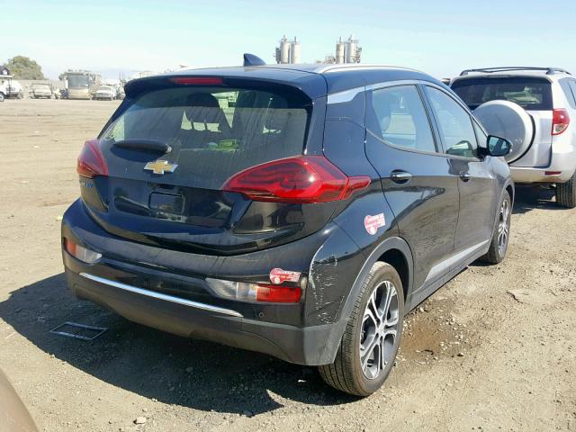 1G1FX6S08H4151106 - 2017 CHEVROLET BOLT EV PR BLACK photo 4