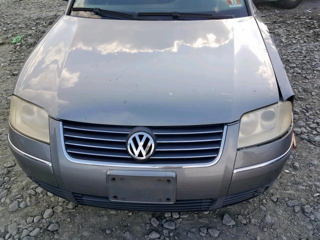 WVWPD63BX2E413245 - 2002 VOLKSWAGEN PASSAT GLS BLUE photo 7