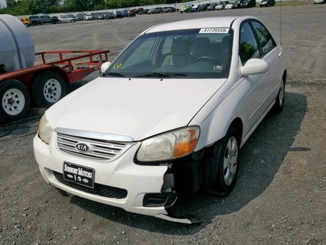 KNAFE121675431542 - 2007 KIA SPECTRA EX WHITE photo 2