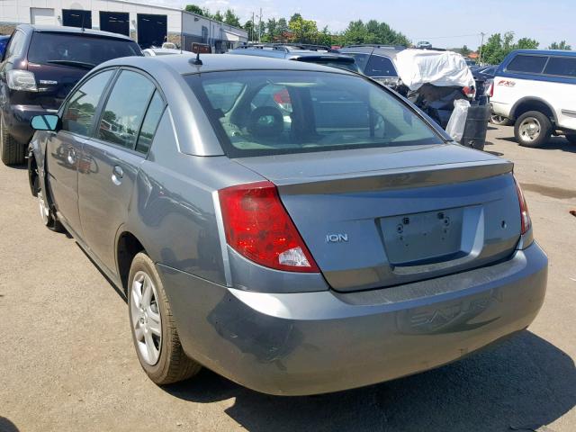 1G8AJ58F47Z198900 - 2007 SATURN ION LEVEL GRAY photo 3