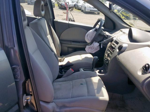 1G8AJ58F47Z198900 - 2007 SATURN ION LEVEL GRAY photo 5