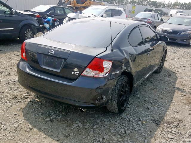 JTKDE177760133187 - 2006 TOYOTA SCION TC ნაცრისფერი ფოტო 4