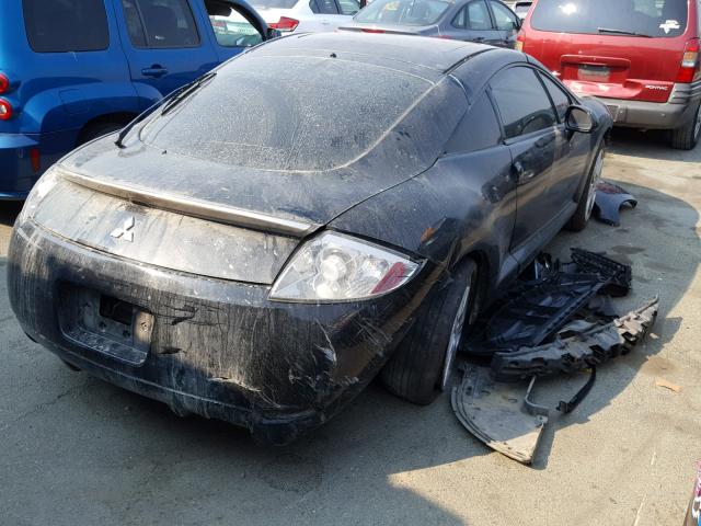 4A3AK34T96E001547 - 2006 MITSUBISHI ECLIPSE GT BLACK photo 4