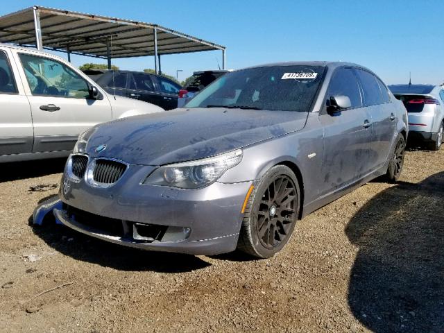 WBANW13568CZ71416 - 2008 BMW 535 I GRAY photo 2