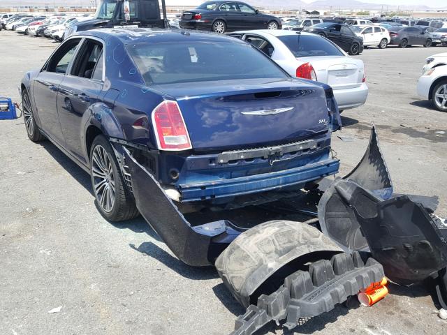 2C3CCABG2EH141776 - 2014 CHRYSLER 300 S BLUE photo 3