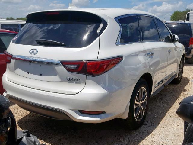 5N1DL0MN9KC512156 - 2019 INFINITI QX60 LUXE WHITE photo 4