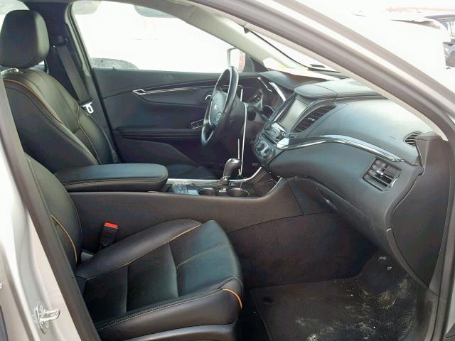 2G1125S38J9139831 - 2018 CHEVROLET IMPALA PRE ვერცხლისფერი ფოტო 5