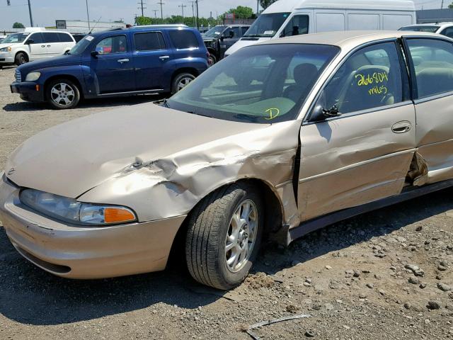 1G3WH52H31F209556 - 2001 OLDSMOBILE INTRIGUE G GOLD photo 9