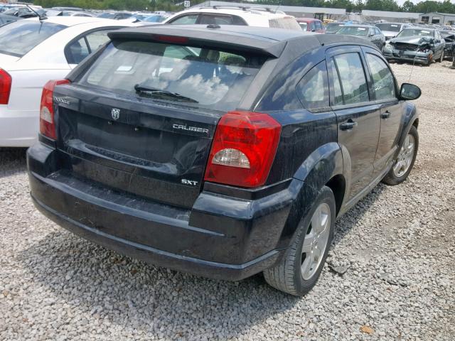 1B3HB48A09D200370 - 2009 DODGE CALIBER SX BLACK photo 4