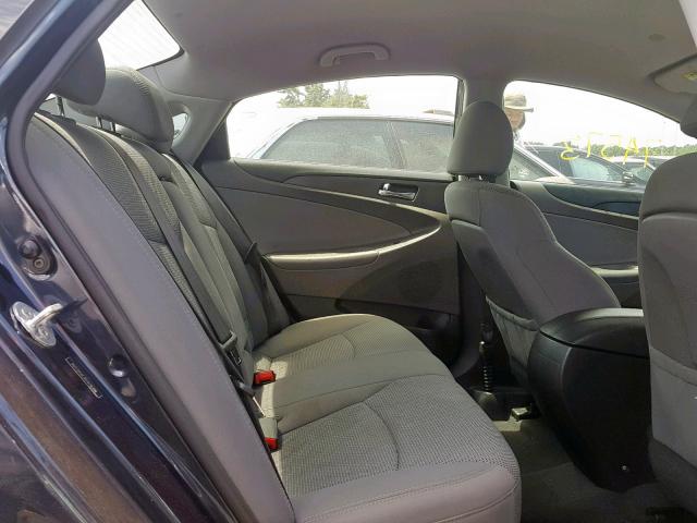 5NPEB4AC3DH628398 - 2013 HYUNDAI SONATA GLS GRAY photo 6