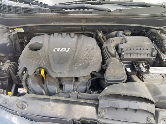 5NPEB4AC3DH628398 - 2013 HYUNDAI SONATA GLS GRAY photo 7