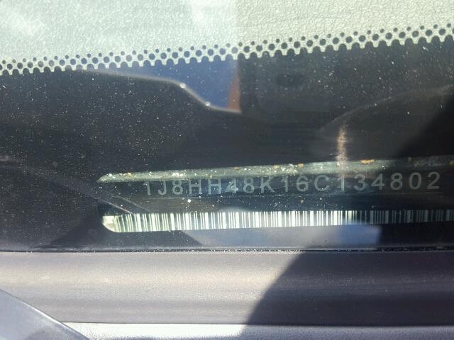 1J8HH48K16C134802 - 2006 JEEP COMMANDER WHITE photo 10