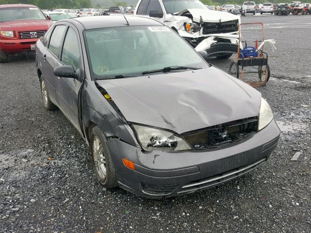 1FAFP34N57W270710 - 2007 FORD FOCUS ZX4 GRAY photo 1