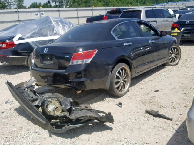 5KBCP36839B501830 - 2009 HONDA ACCORD EXL BLACK photo 4