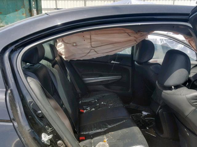 5KBCP36839B501830 - 2009 HONDA ACCORD EXL BLACK photo 6