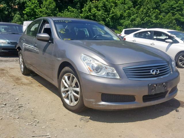 JNKCV61F89M363235 - 2009 INFINITI G37 GRAY photo 1