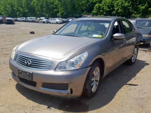 JNKCV61F89M363235 - 2009 INFINITI G37 GRAY photo 2