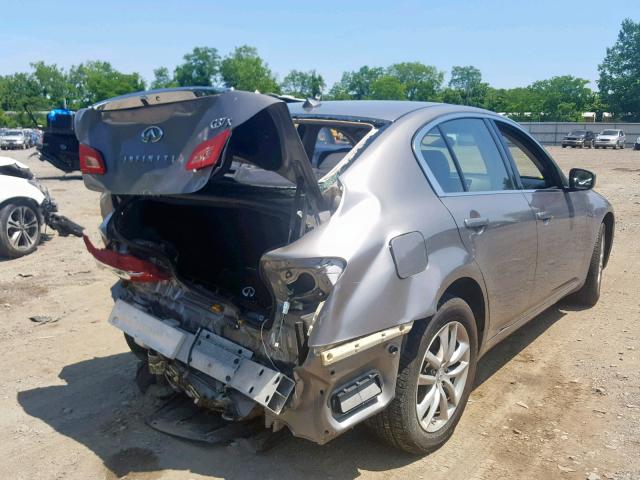 JNKCV61F89M363235 - 2009 INFINITI G37 GRAY photo 4