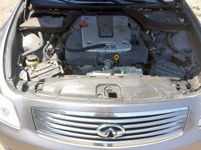 JNKCV61F89M363235 - 2009 INFINITI G37 GRAY photo 7