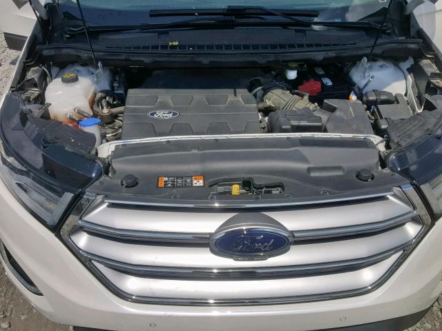 2FMPK3K87FBC29386 - 2015 FORD EDGE TITAN WHITE photo 7