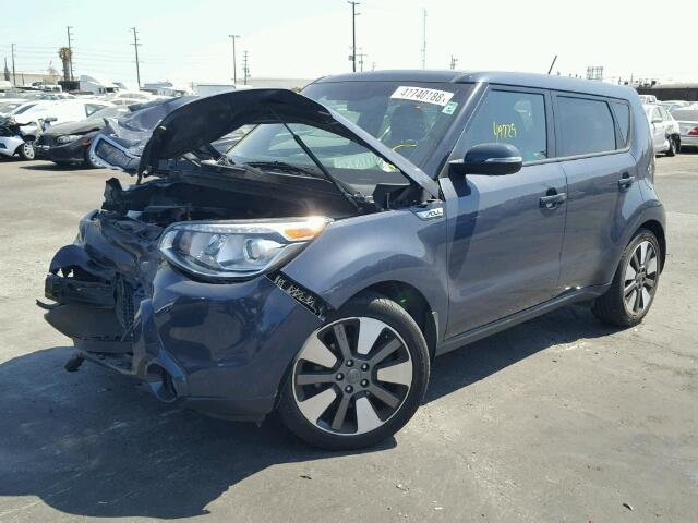 KNDJX3A51F7198132 - 2015 KIA SOUL ! BLUE photo 2