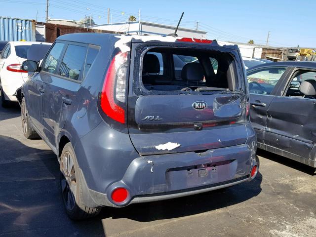 KNDJX3A51F7198132 - 2015 KIA SOUL ! BLUE photo 3